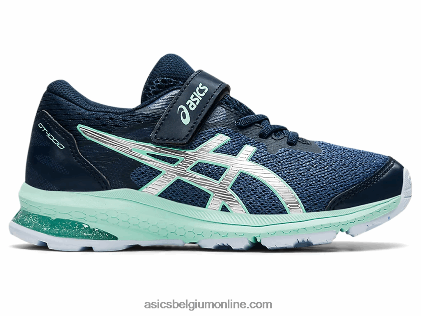 gt-1000 10 kleuterschool V6HXR24506 donderblauw/puur zilver Asics