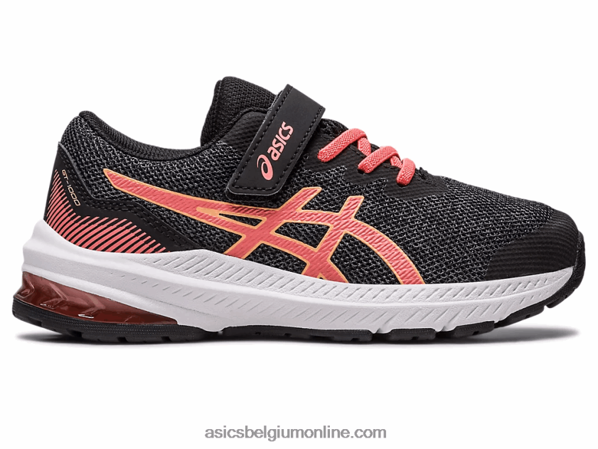 gt-1000 11 kleuterschool V6HXR24296 zwart/papaja Asics