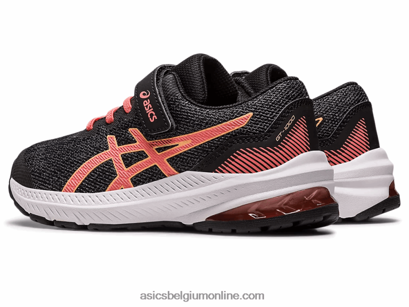 gt-1000 11 kleuterschool V6HXR24296 zwart/papaja Asics