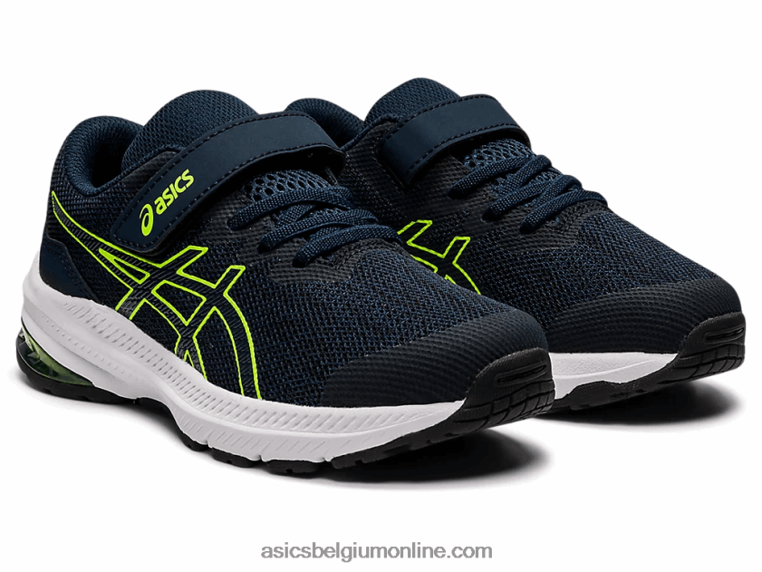 gt-1000 11 kleuterschool V6HXR24457 frans blauw/gevarengroen Asics