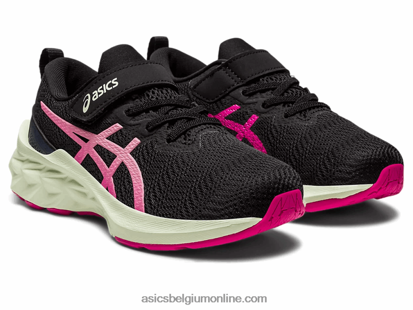 novablast 2 kleuterschool V6HXR24225 zwart/fruitpunch Asics