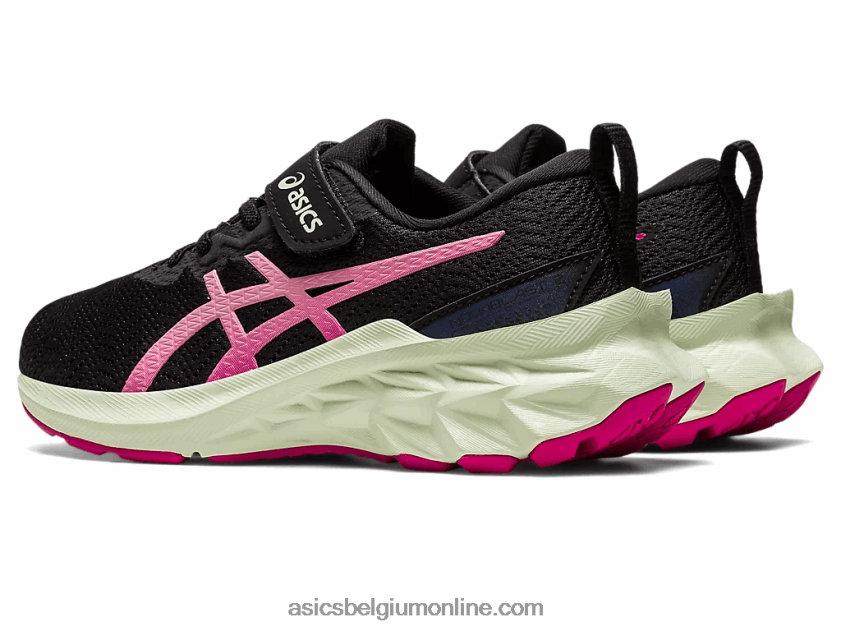 novablast 2 kleuterschool V6HXR24225 zwart/fruitpunch Asics