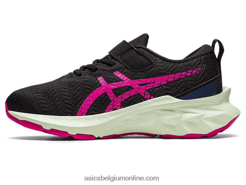 novablast 2 kleuterschool V6HXR24225 zwart/fruitpunch Asics