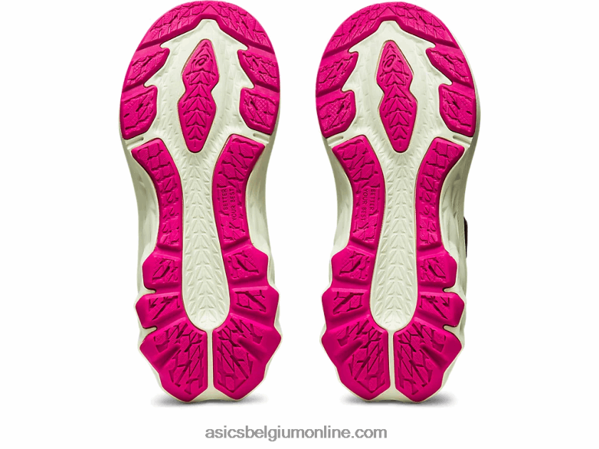 novablast 2 kleuterschool V6HXR24225 zwart/fruitpunch Asics