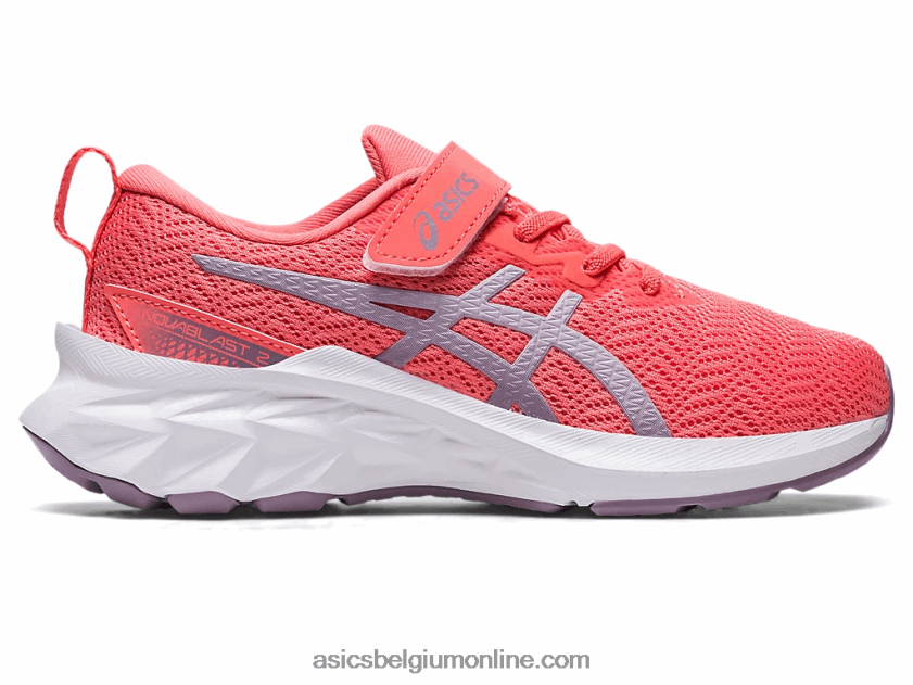 novablast 2 kleuterschool V6HXR24290 papaya/schemerviolet Asics