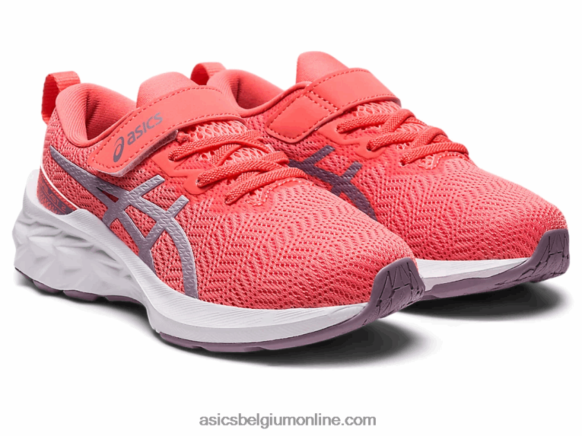 novablast 2 kleuterschool V6HXR24290 papaya/schemerviolet Asics