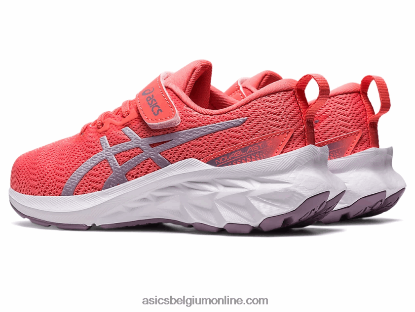 novablast 2 kleuterschool V6HXR24290 papaya/schemerviolet Asics