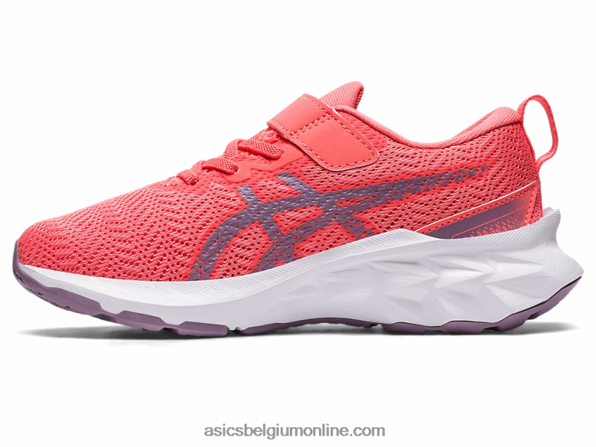 novablast 2 kleuterschool V6HXR24290 papaya/schemerviolet Asics