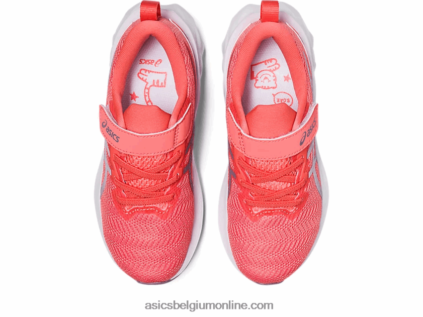 novablast 2 kleuterschool V6HXR24290 papaya/schemerviolet Asics