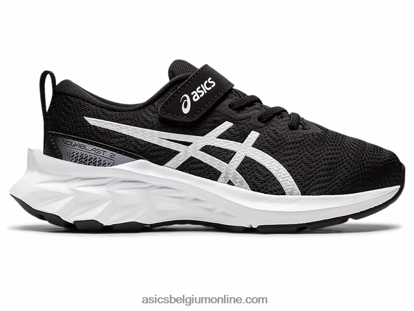 novablast 2 kleuterschool V6HXR24417 zwart wit Asics
