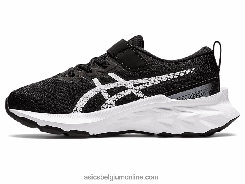 novablast 2 kleuterschool V6HXR24417 zwart wit Asics