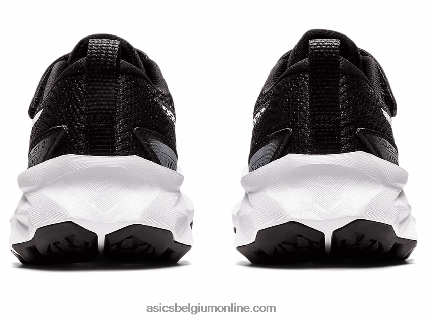 novablast 2 kleuterschool V6HXR24417 zwart wit Asics