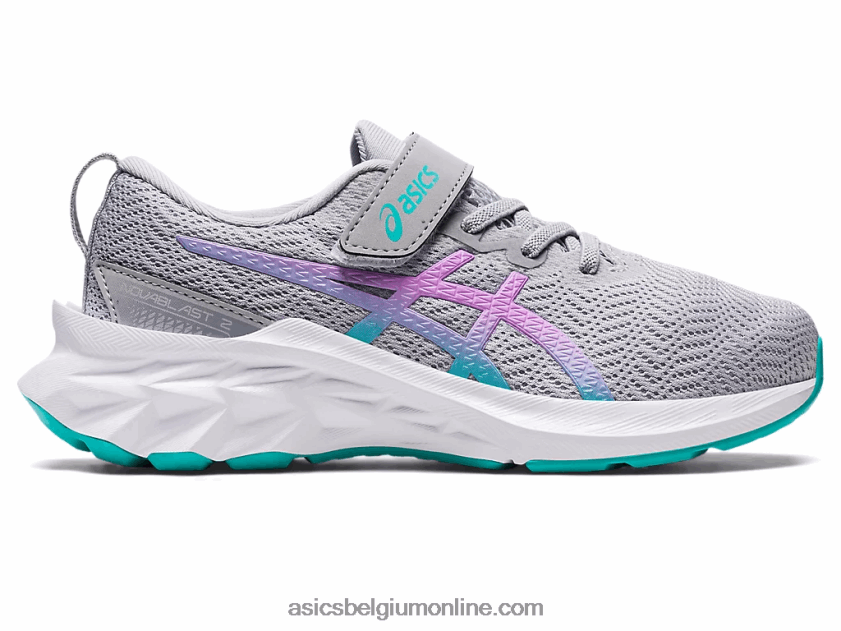 novablast 2 kleuterschool V6HXR24431 piemonte grijs/lavendel gloed Asics