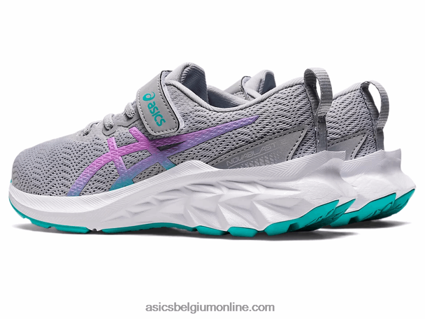 novablast 2 kleuterschool V6HXR24431 piemonte grijs/lavendel gloed Asics