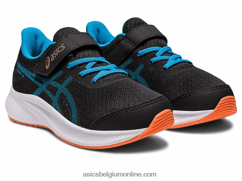 patriot 13 kleuterschool V6HXR24308 zwart/eilandblauw Asics