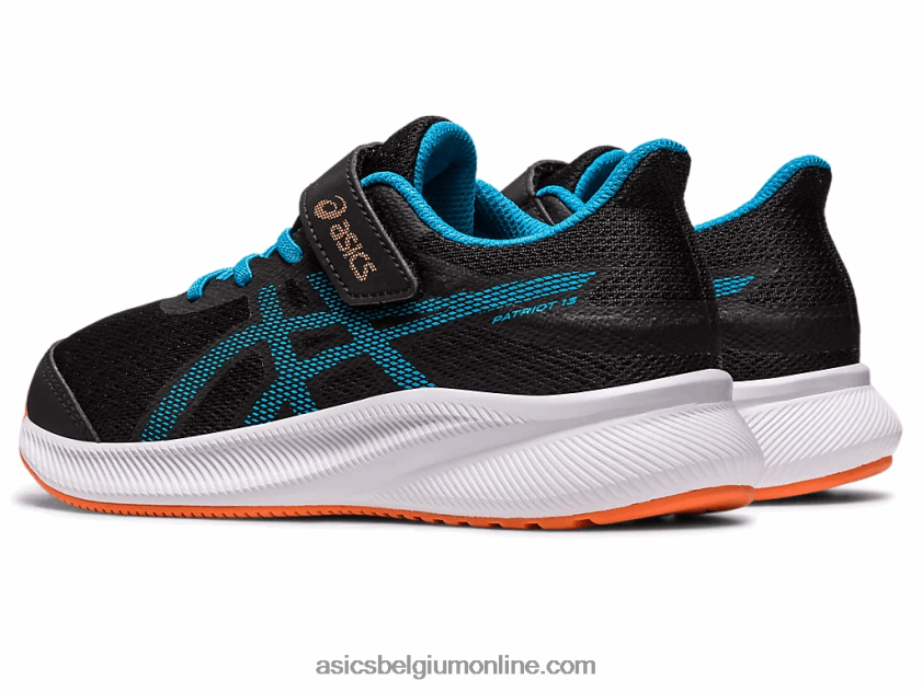 patriot 13 kleuterschool V6HXR24308 zwart/eilandblauw Asics