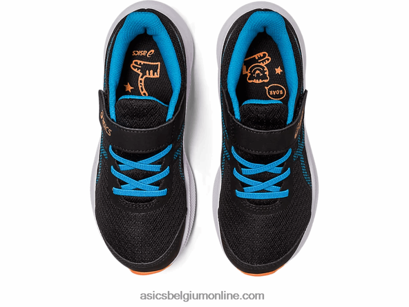 patriot 13 kleuterschool V6HXR24308 zwart/eilandblauw Asics