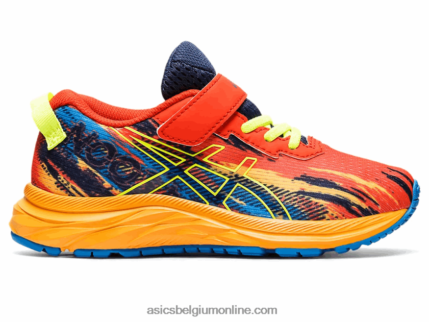 pre noosa tri 13 kleuterschool V6HXR24347 cherrytomaat/veiligheidsgeel Asics