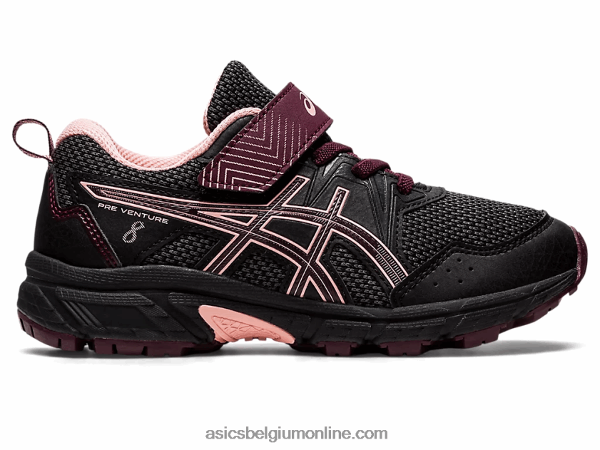 pre onderneming 8 kleuterschool V6HXR24379 zwart/diep mars Asics