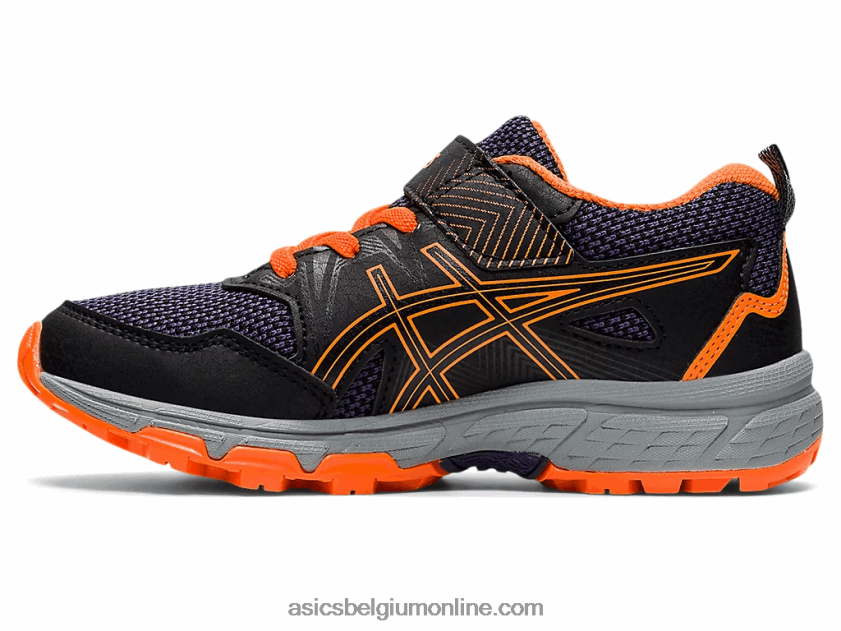 pre onderneming 8 kleuterschool V6HXR24488 zwart/schokkend oranje Asics
