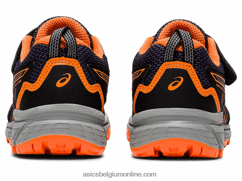 pre onderneming 8 kleuterschool V6HXR24488 zwart/schokkend oranje Asics