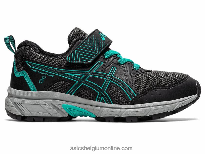 pre onderneming 8 kleuterschool V6HXR24497 zwart/baltisch juweel Asics