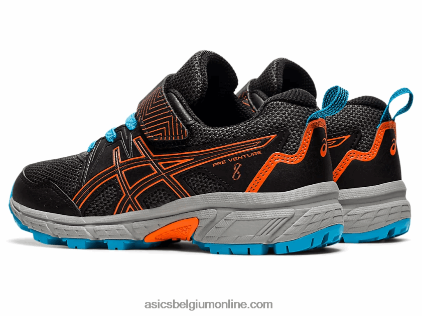 pre onderneming 8 kleuterschool V6HXR24502 zwart/goudsbloem oranje Asics