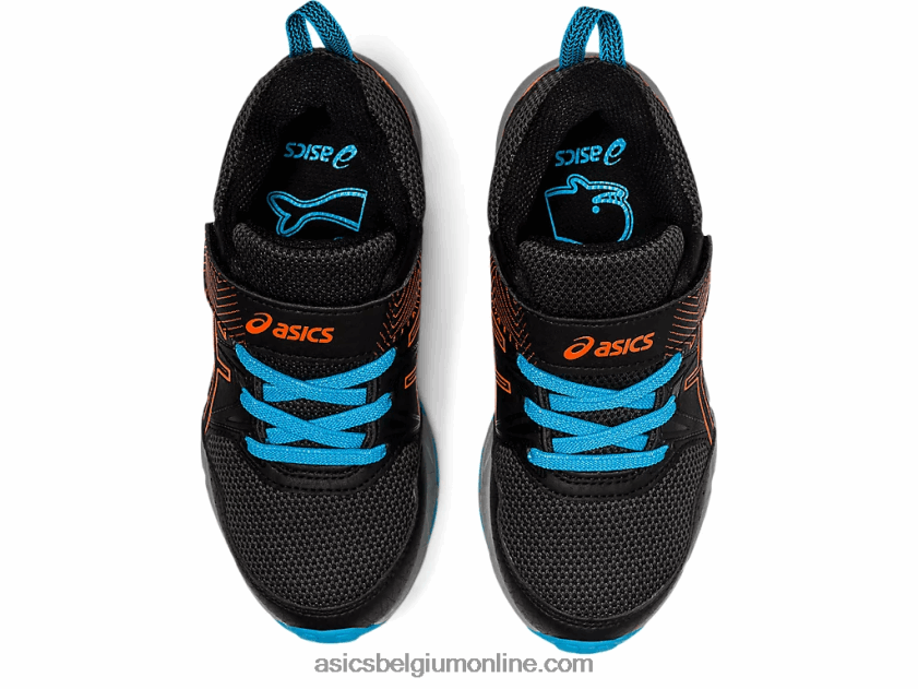 pre onderneming 8 kleuterschool V6HXR24502 zwart/goudsbloem oranje Asics