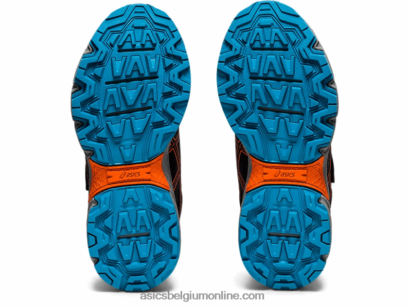 pre onderneming 8 kleuterschool V6HXR24502 zwart/goudsbloem oranje Asics