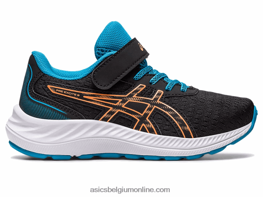 pre opwinding 9 kleuterschool V6HXR24280 zwart/zon perzik Asics