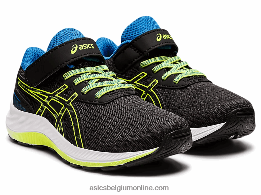 pre opwinding 9 kleuterschool V6HXR24460 zwart/gevarengroen Asics