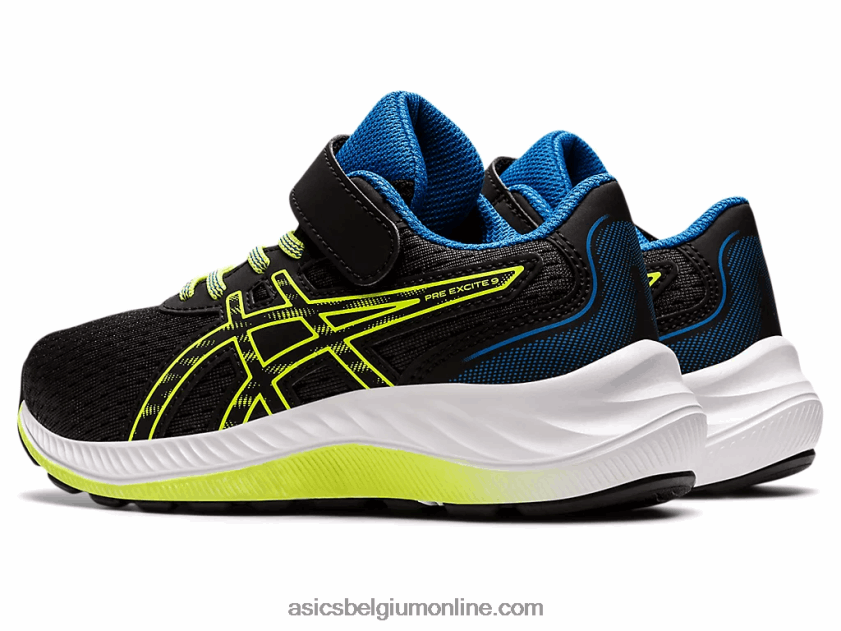 pre opwinding 9 kleuterschool V6HXR24460 zwart/gevarengroen Asics