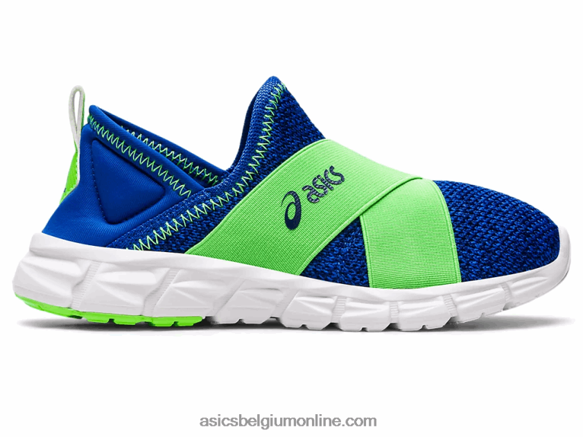 quantum lyte slip-on kleuterschool V6HXR24437 illusie blauw/groene gekko Asics