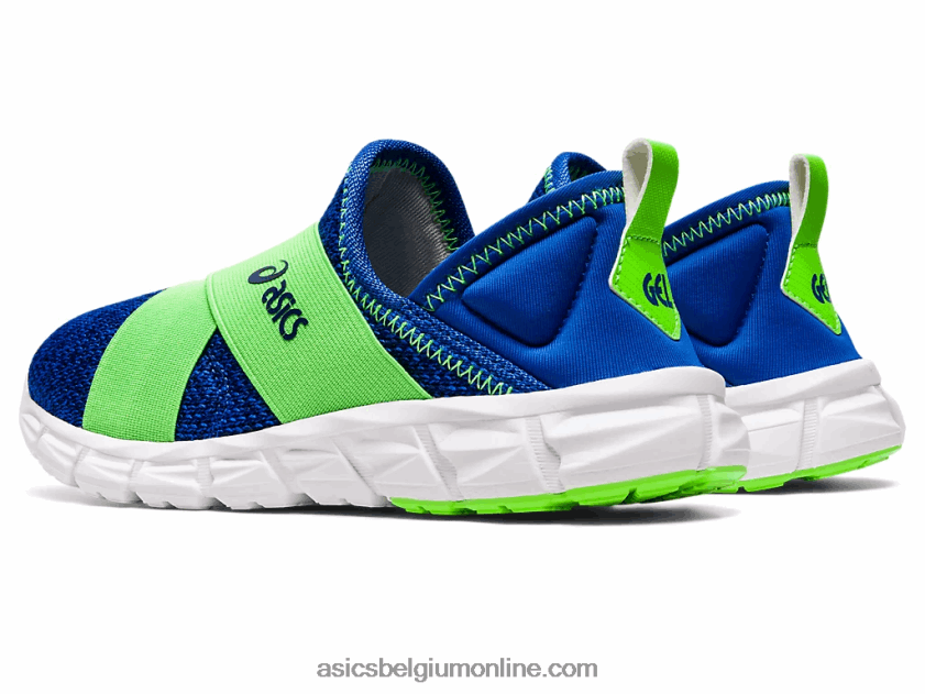 quantum lyte slip-on kleuterschool V6HXR24437 illusie blauw/groene gekko Asics