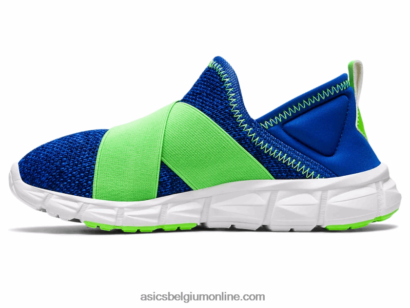 quantum lyte slip-on kleuterschool V6HXR24437 illusie blauw/groene gekko Asics