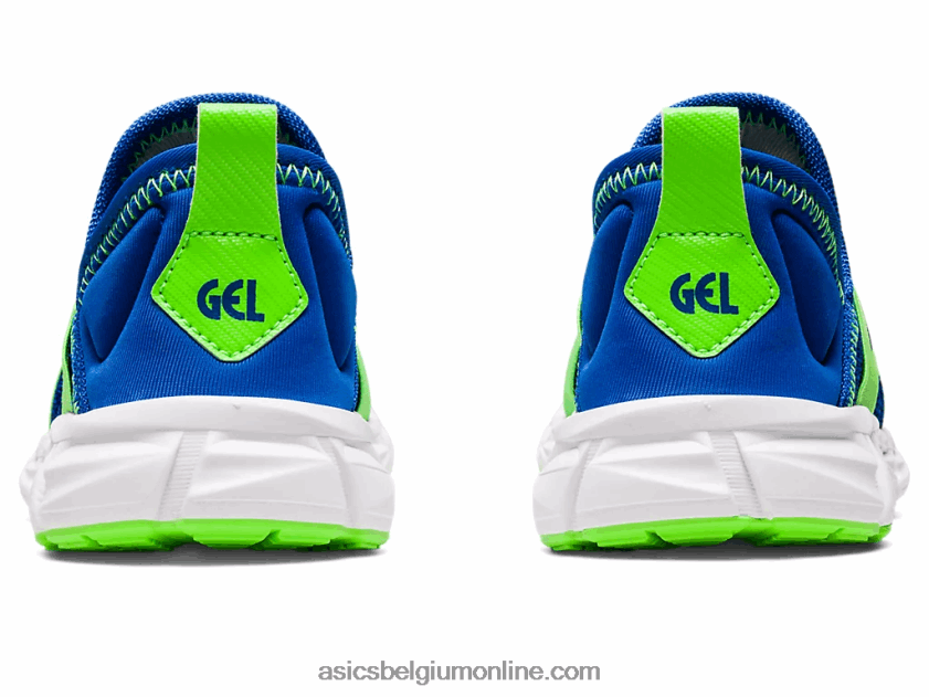 quantum lyte slip-on kleuterschool V6HXR24437 illusie blauw/groene gekko Asics