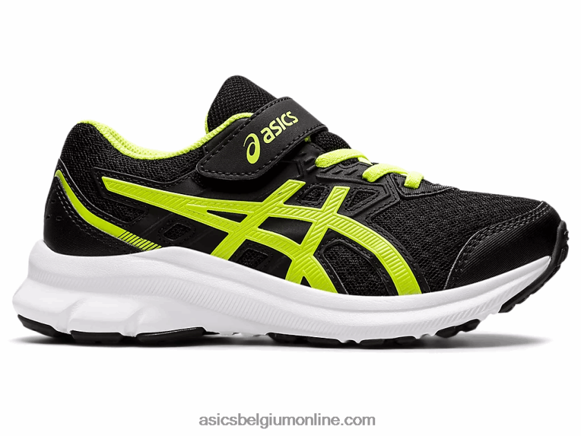 schok 3 kleuterschool V6HXR24529 zwart/gevarengroen Asics