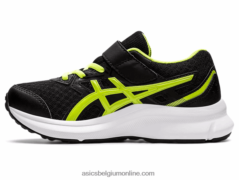schok 3 kleuterschool V6HXR24529 zwart/gevarengroen Asics