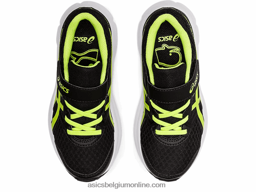 schok 3 kleuterschool V6HXR24529 zwart/gevarengroen Asics