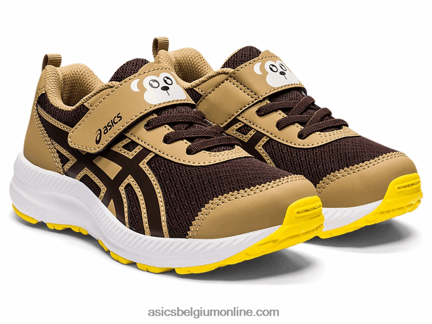 strijd 7 pre-school V6HXR24482 koffie/koffie Asics