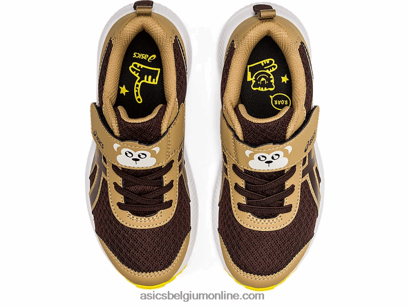 strijd 7 pre-school V6HXR24482 koffie/koffie Asics