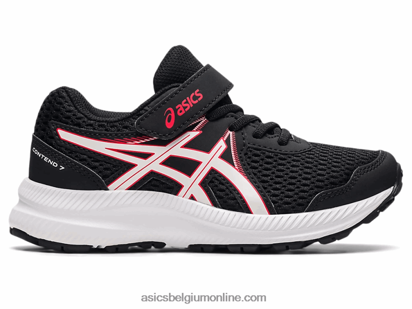 strijd 7 pre-school V6HXR24512 zwart/elektrisch rood Asics