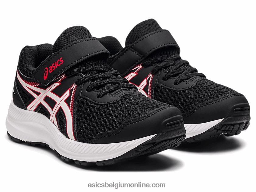 strijd 7 pre-school V6HXR24512 zwart/elektrisch rood Asics