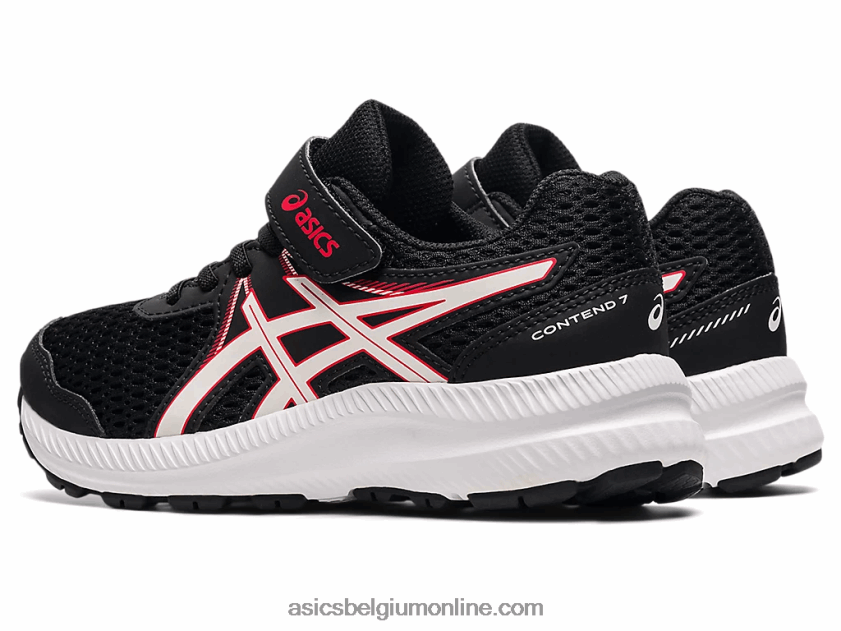 strijd 7 pre-school V6HXR24512 zwart/elektrisch rood Asics
