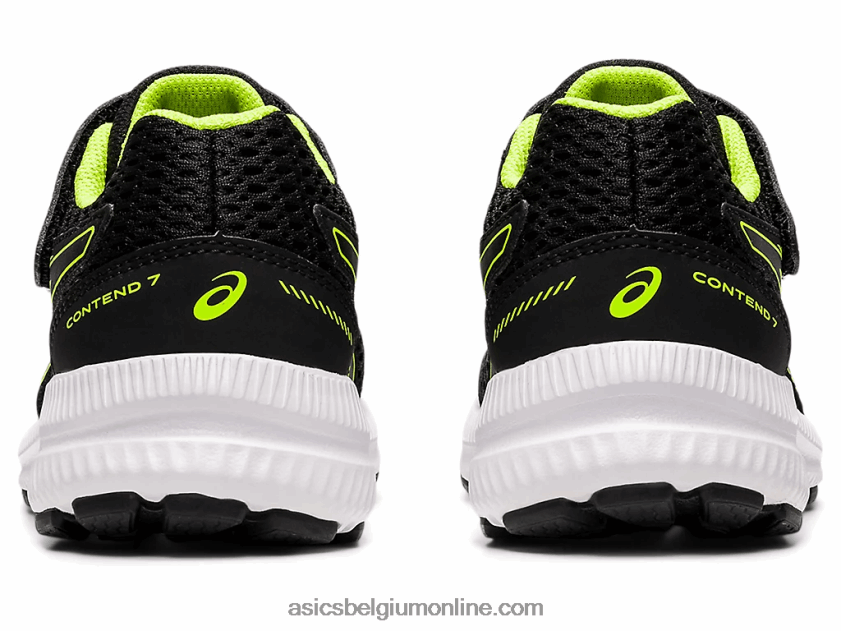 strijd 7 pre-school V6HXR24518 zwart/gevarengroen Asics