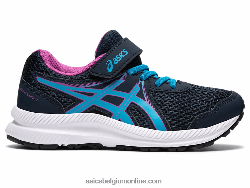 strijd 7 pre-school V6HXR24549 frans blauw/digitaal aqua Asics