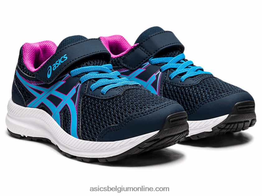strijd 7 pre-school V6HXR24549 frans blauw/digitaal aqua Asics