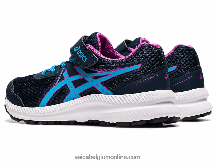 strijd 7 pre-school V6HXR24549 frans blauw/digitaal aqua Asics