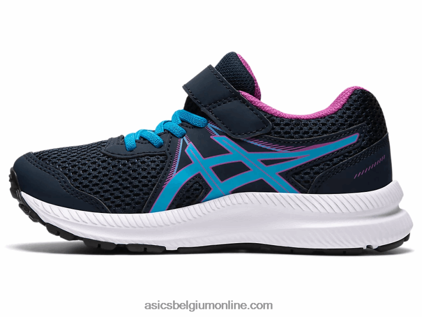 strijd 7 pre-school V6HXR24549 frans blauw/digitaal aqua Asics