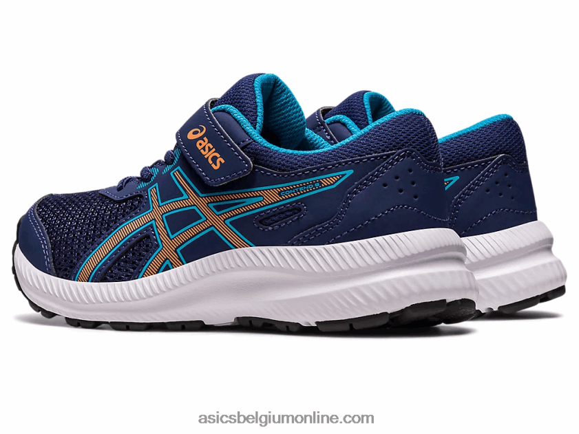 strijd 8 pre-school V6HXR24252 indigo blauw/zon perzik Asics